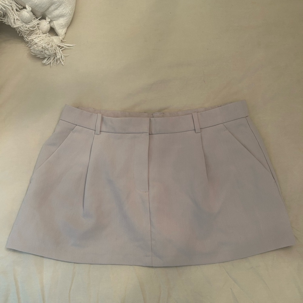 Abercrombie & Fitch Light Tan Taupe mini Skirt skort large L